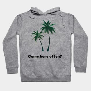 Flirty Palms by the Beach Hoodie